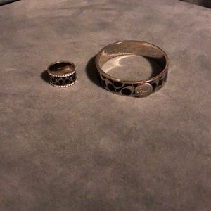 Coach Braclet & Ring set
